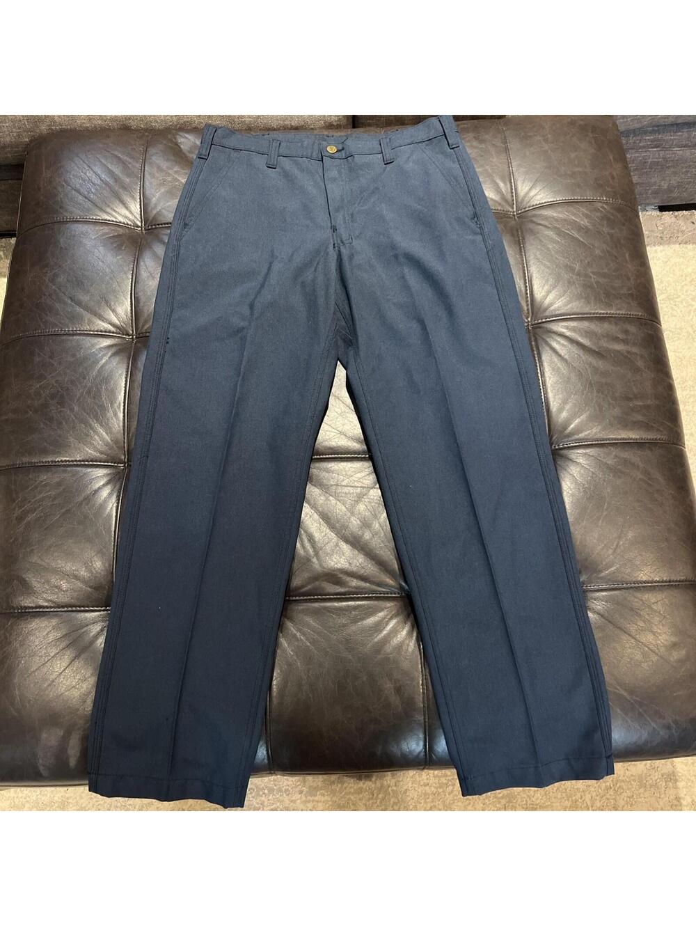Workrite Mens Navy Blue Nomex Flame Resistant Pants 400NMX75NB 34x30